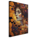 Large canvas print Orange Woman - A Portrait Inspired by the Work of Gustav Klimt [Large Format] 151113 additionalThumb 2
