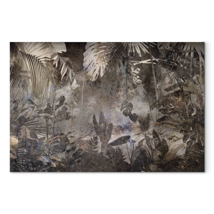 Canvas Mysterious Jungle - A Brown Composition Full of Wild Plants 151213 additionalImage 7