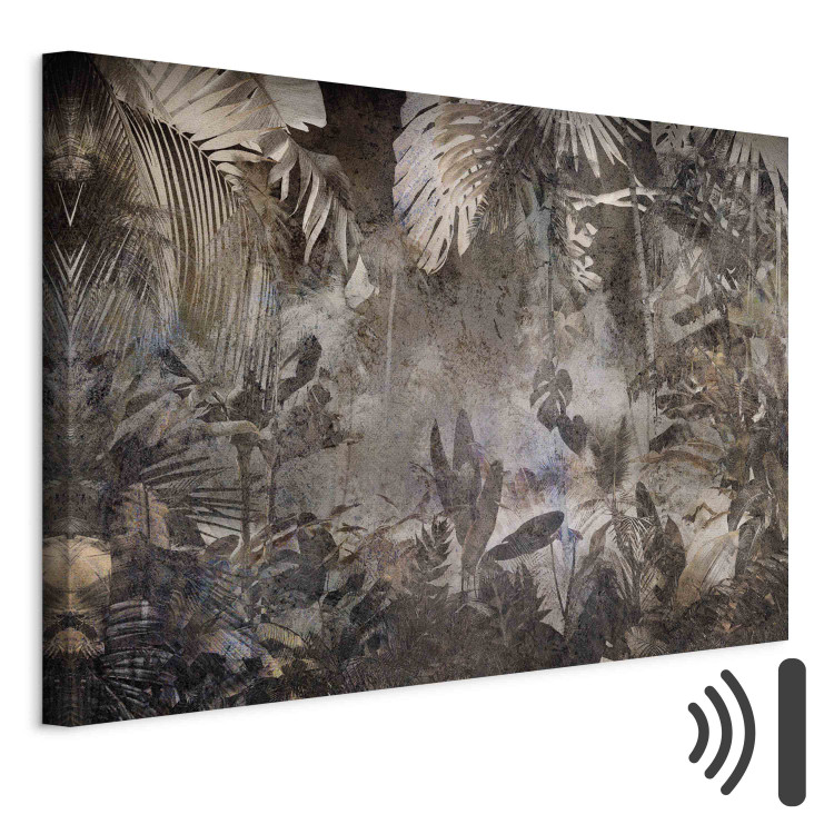 Canvas Mysterious Jungle - A Brown Composition Full of Wild Plants 151213 additionalImage 8