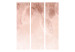 Room Divider Pastel Plants - Fluffy Flowers in Boho Style on a Pink Background [Room Dividers] 151413 additionalThumb 7