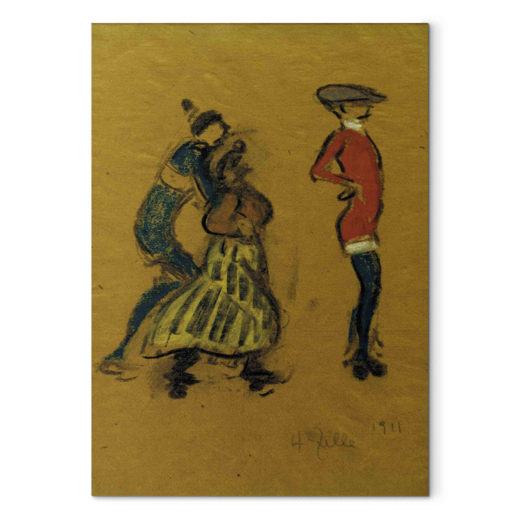 Reproduction Painting Roller Skaters 152613