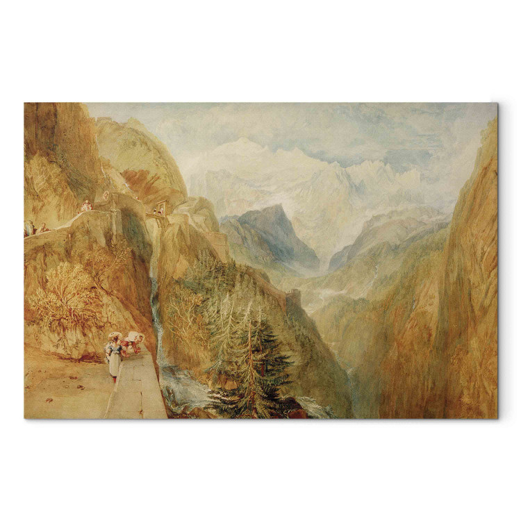 Reproduction Painting Mont Blanc from Fort Roch in the Val d'Aosta 154013 additionalImage 7