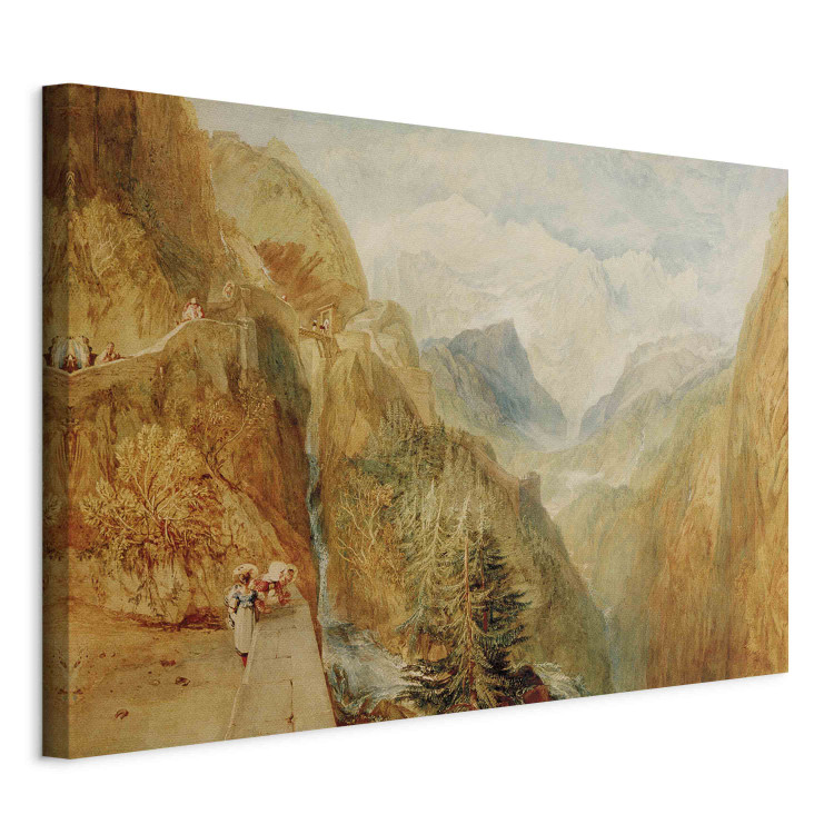 Reproduction Painting Mont Blanc from Fort Roch in the Val d'Aosta 154013 additionalImage 2