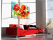Canvas Joyful Blooming Red Poppies (1-piece) - colorful flower motif 46713 additionalThumb 2