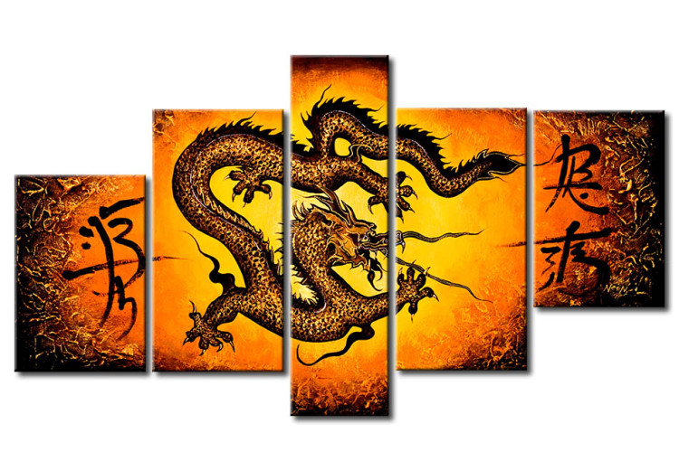 Canvas Print The power of the chinese dragon 49413