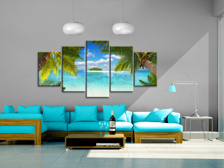 Canvas Art Print Paradise island 50013 additionalImage 3