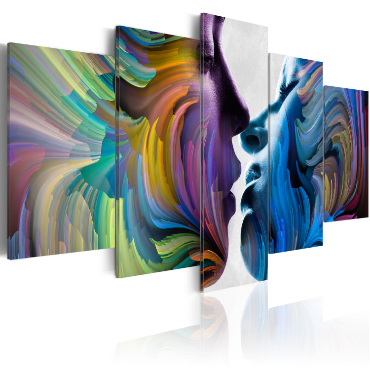 Canvas Print Kiss of Colours 64813 additionalImage 2