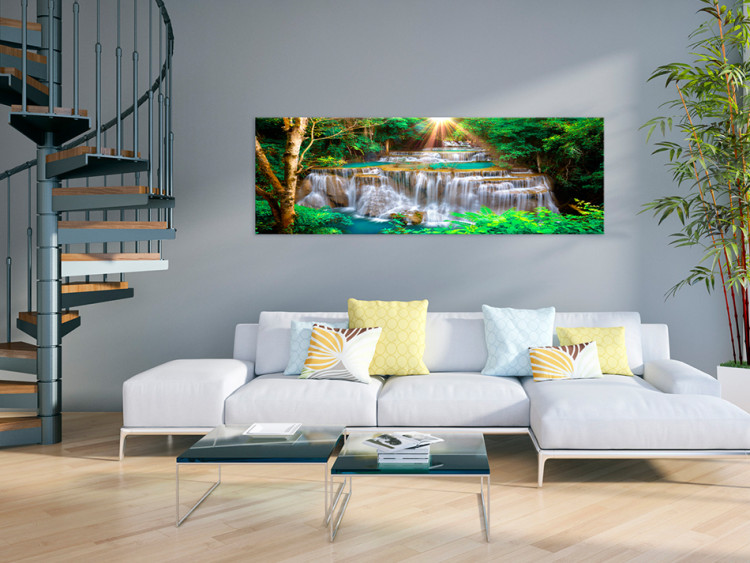 Canvas Art Print Tropical Waterfall 89013 additionalImage 3