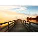 Wall Mural Landscape - a bridge over a calm lake surrounded by birds and trees 91613 additionalThumb 5
