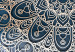 Canvas Mandala: Peace - Oriental Mosaic on Blue Background in Zen Motif 97513 additionalThumb 4