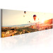 Canvas Print Balloons in the Sky (1-piece) - Landscape with Mountains and Sunset 106223 additionalThumb 2