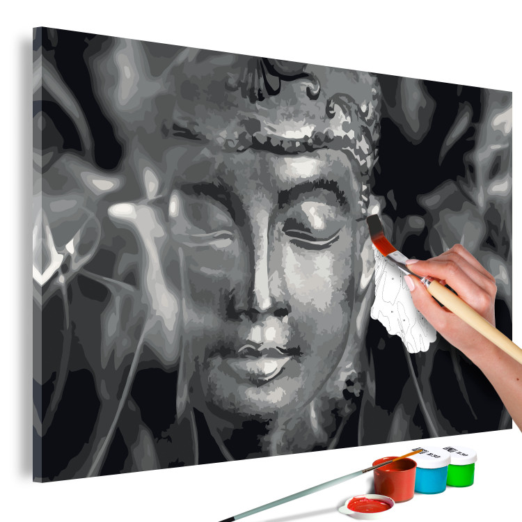 Paint by Number Kit Buddha in Black and White 107723 additionalImage 3
