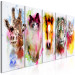 Canvas Watercolour Animals (5 Parts) Narrow 108223 additionalThumb 2
