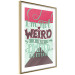 Poster I'm not weird - cheerful English text on a three-color background 114423 additionalThumb 6