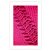 Poster Tire track - pink background with a car wheel imprint 115023 additionalThumb 24