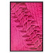 Poster Tire track - pink background with a car wheel imprint 115023 additionalThumb 21