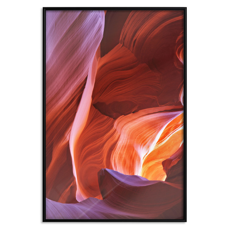 Poster Canyon - a warm-toned landscape among carved mountain rocks 116523 additionalImage 15