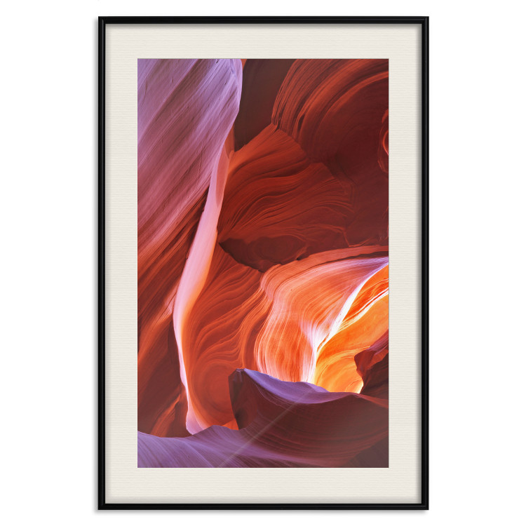 Poster Canyon - a warm-toned landscape among carved mountain rocks 116523 additionalImage 26