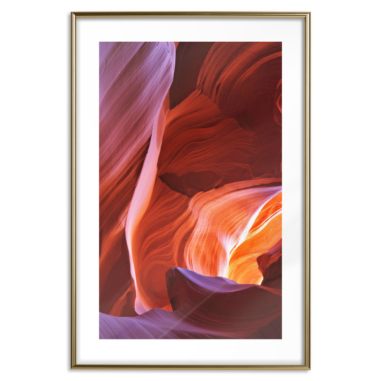 Poster Canyon - a warm-toned landscape among carved mountain rocks 116523 additionalImage 19