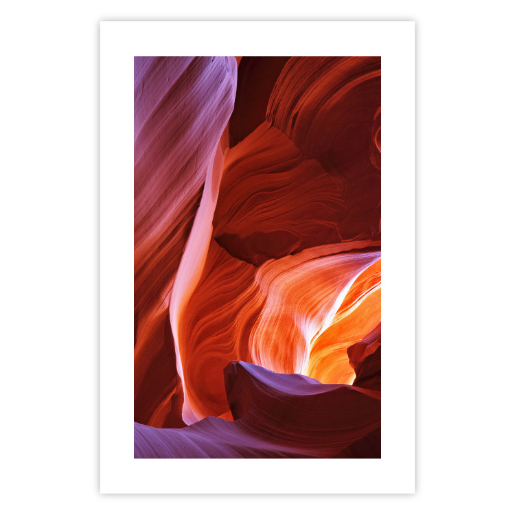 Poster Canyon - a warm-toned landscape among carved mountain rocks 116523 additionalImage 20