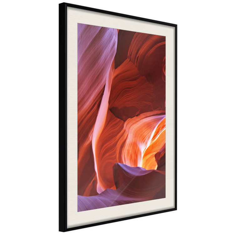 Poster Canyon - a warm-toned landscape among carved mountain rocks 116523 additionalImage 3