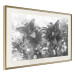 Wall Poster Silver Bouquet - black and white composition with flowers on a glossy background 118423 additionalThumb 2