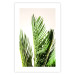 Wall Poster Plant Detail - botanical composition with green leaves on a light background 119023 additionalThumb 25