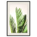 Wall Poster Plant Detail - botanical composition with green leaves on a light background 119023 additionalThumb 18