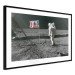 Poster Always First - photograph of man on the moon next to American fla 123523 additionalThumb 13