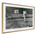 Poster Always First - photograph of man on the moon next to American fla 123523 additionalThumb 2
