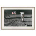 Poster Always First - photograph of man on the moon next to American fla 123523 additionalThumb 19