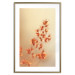 Poster Fiery Grass - plant with orange flowers on gradient background 123823 additionalThumb 14