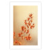 Poster Fiery Grass - plant with orange flowers on gradient background 123823 additionalThumb 19