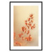 Poster Fiery Grass - plant with orange flowers on gradient background 123823 additionalThumb 15