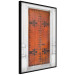 Wall Poster Mysterious Doors - architectural wooden gates in white building 123923 additionalThumb 9