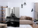 Room Separator Parisian Giant (3-piece) - black and white Eiffel Tower against the sky 124123 additionalThumb 4