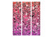 Room Separator Butterfly Language (3-piece) - colorful pattern full of winged butterflies 124223 additionalThumb 3