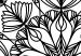 Canvas Print Mystical mandala - a minimalistic black motif on a white background 124423 additionalThumb 4