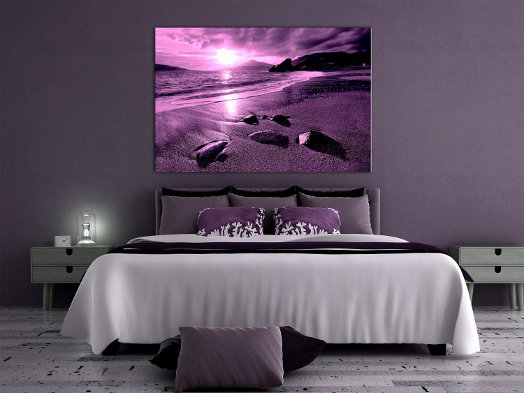 Canvas Print Enchanted Ocean (1 Part) Wide Violet 125023 additionalImage 3