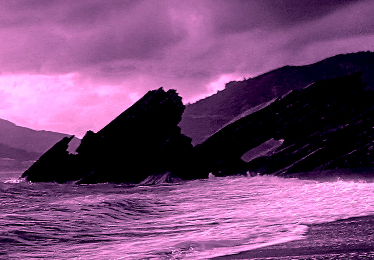 Canvas Print Enchanted Ocean (1 Part) Wide Violet 125023 additionalImage 5