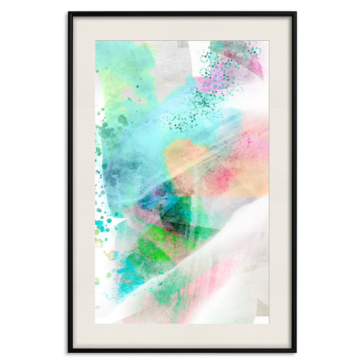 Wall Poster Watercolor Mosaic - colorful composition of abstraction in watercolor motif 127523 additionalImage 19