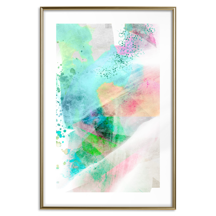 Wall Poster Watercolor Mosaic - colorful composition of abstraction in watercolor motif 127523 additionalImage 18
