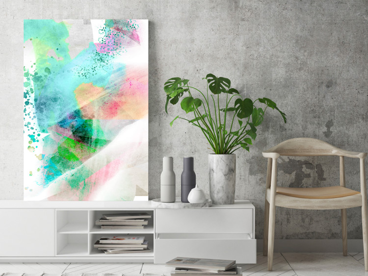 Wall Poster Watercolor Mosaic - colorful composition of abstraction in watercolor motif 127523 additionalImage 3