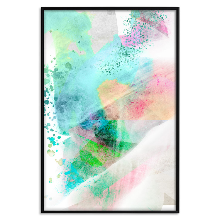 Wall Poster Watercolor Mosaic - colorful composition of abstraction in watercolor motif 127523 additionalImage 17