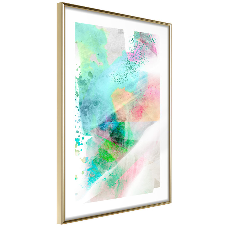 Wall Poster Watercolor Mosaic - colorful composition of abstraction in watercolor motif 127523 additionalImage 9