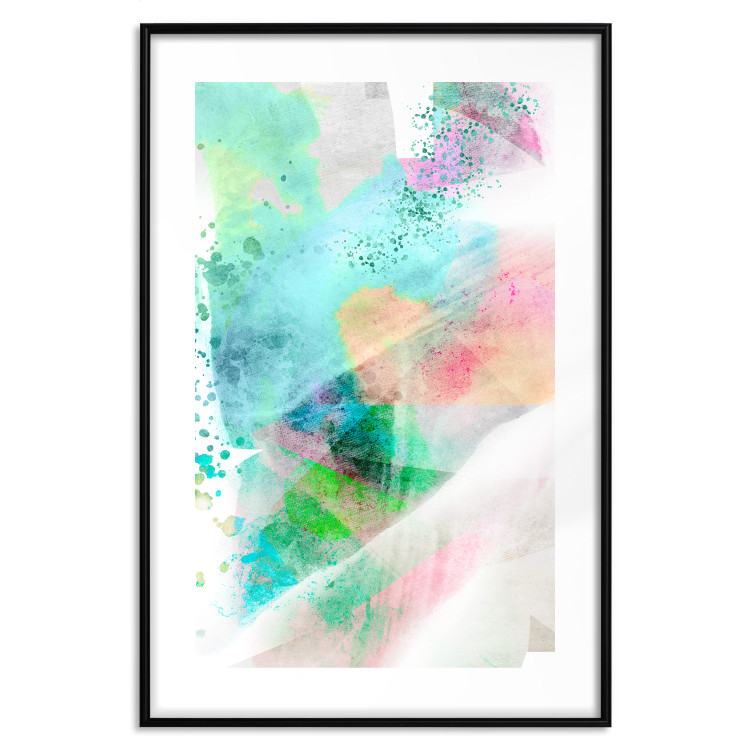 Wall Poster Watercolor Mosaic - colorful composition of abstraction in watercolor motif 127523 additionalImage 17