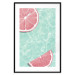 Poster Refreshing Tone - tropical pink fruits floating on water 128023 additionalThumb 17