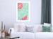 Poster Refreshing Tone - tropical pink fruits floating on water 128023 additionalThumb 5