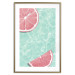 Poster Refreshing Tone - tropical pink fruits floating on water 128023 additionalThumb 16