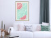 Poster Refreshing Tone - tropical pink fruits floating on water 128023 additionalThumb 22